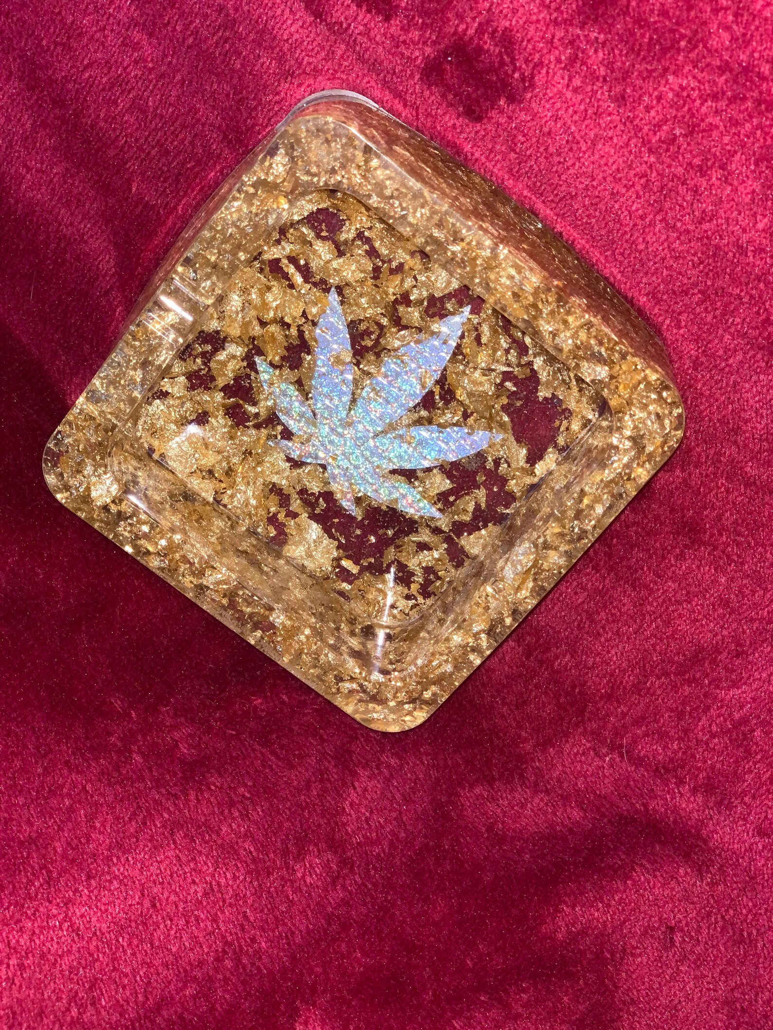 24k Stoner Ashtray Gold Etsy