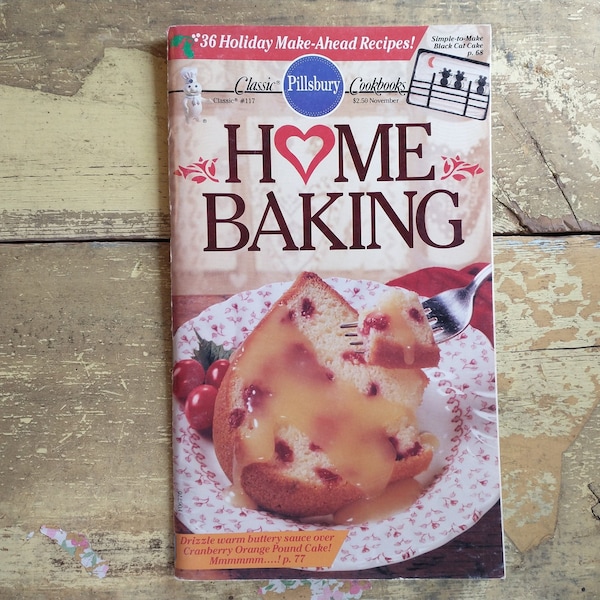 Classic Pillsbury Cookbooks - Home Baking - 1990