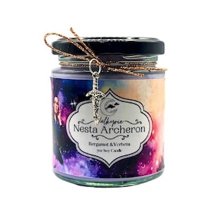 Nesta Archeron - Valkyrie - ACOTAR - Bookish Candle - Handmade Soy Candle