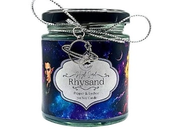 Rhysand - ACOTAR Inspired - Night Triumphant - Bookish Candle - Handmade Soy Candle