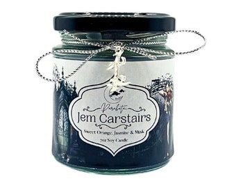Jem Carstairs - Shadowhunters - The Infernal Devices Themed - Book Candle - Bookish Candle - Handmade Soy Candle
