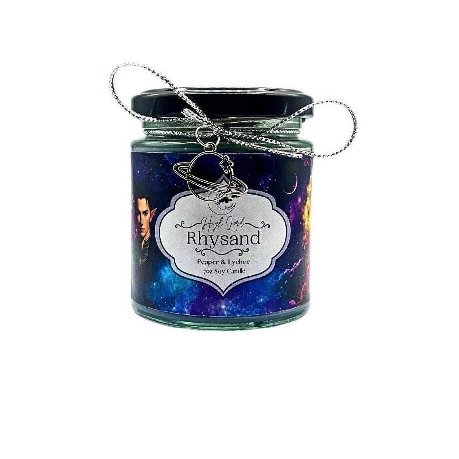 Rhysand - ACOTAR Inspired - Night Triumphant - Bookish Candle - Handmade Soy Candle