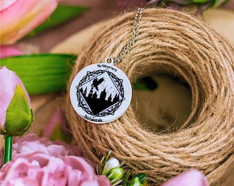 City of Ketterdam - Six of Crows - Engraved Double-Sided Necklace