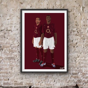 Henry and Vieira Highbury Farewell Print