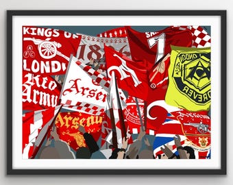 A View From the North Bank - Print