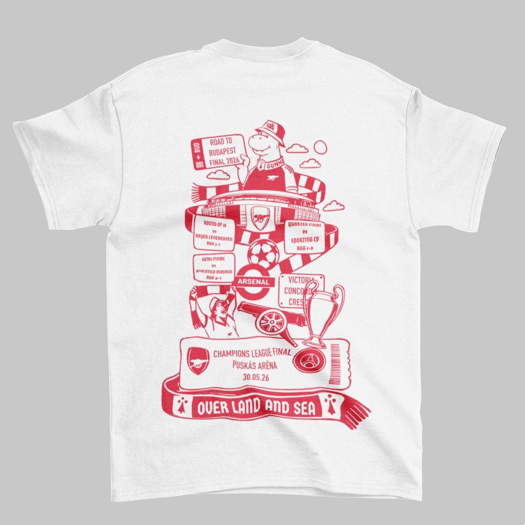 Champions League Final - Over Land and Sea Tee - Etsy