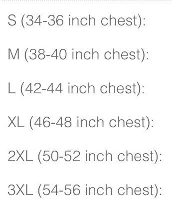How Big Is A 36 Inch Chest