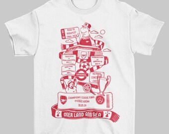 Champions League Final - Over Land and Sea Tee - Etsy