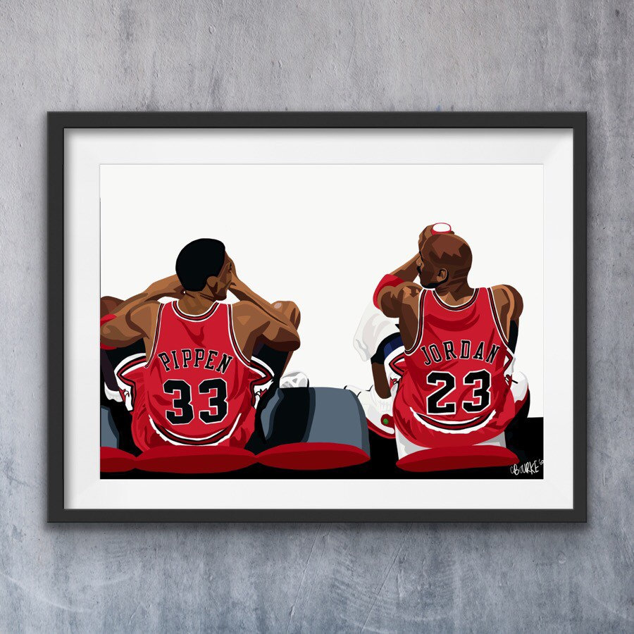 Michael jordan dennis hotsell rodman scottie pippen poster