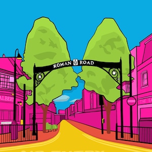 Roman Road - East London Print