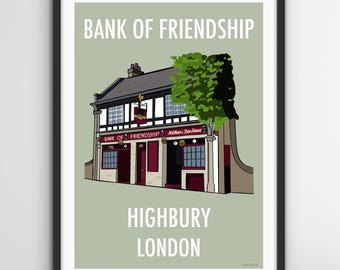 Bank of Friendship Print