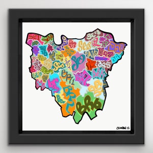 Południowo-wschodni Londyn/Kod pocztowy Wielkiego Londynu Drukuj