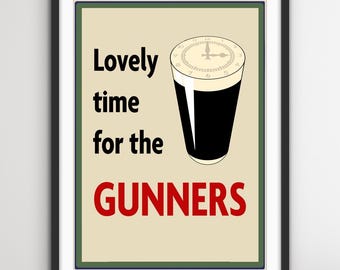 Lovely Time For The Gunners Print
