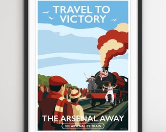 Travel to Victory Arsenal Print