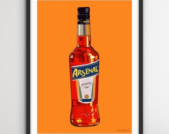 Arsenal Spritz Print