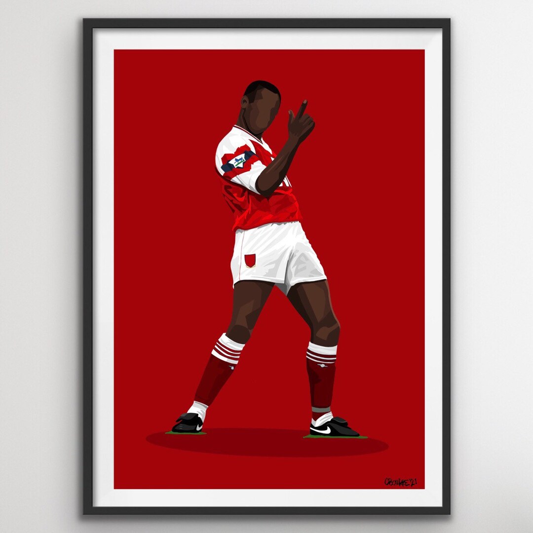 Ian Wright Iconic Moment Print - Etsy UK