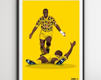 Rocky and Wrighty Iconic Moment Print