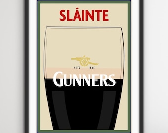 Sláinte, Gunners Print