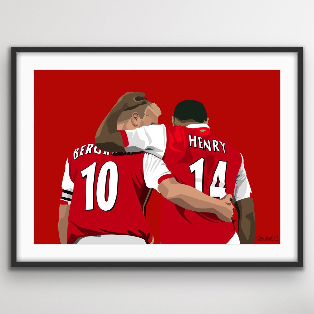 Bergkamp x Henry Iconic Moment Print