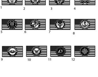 Slate Coasters - Military Flags, Air Force, Army, Coast Guard, Marines, Navy glassware barware