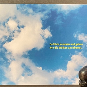 Postkarte "kommen und gehen"