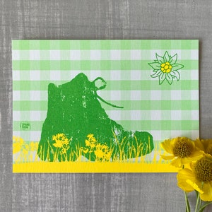Postkarte WANDERN