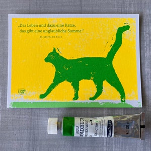 Postkarte KATZE
