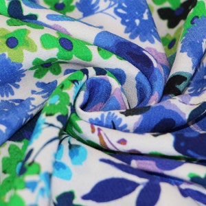 Rayon fabric by the yard, Rayon crepe fabric, Rayon viscose fabric for clothing, Floral rayon fabric, Viscose fabric by the yard