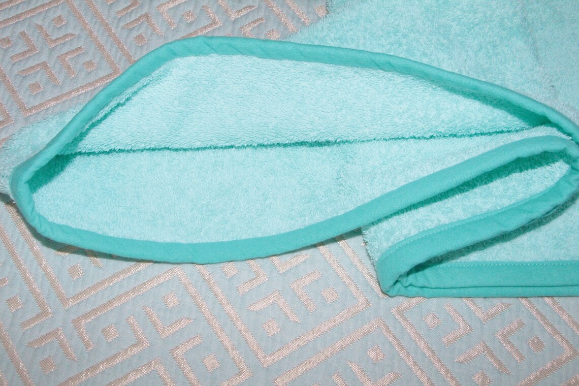 Organic cotton hair towel Сotton terry cloth towel for hair Etsy