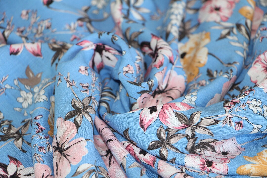 Linen Viscose Fabric by the Yard, Linen Fabric by the Yard for Clothes