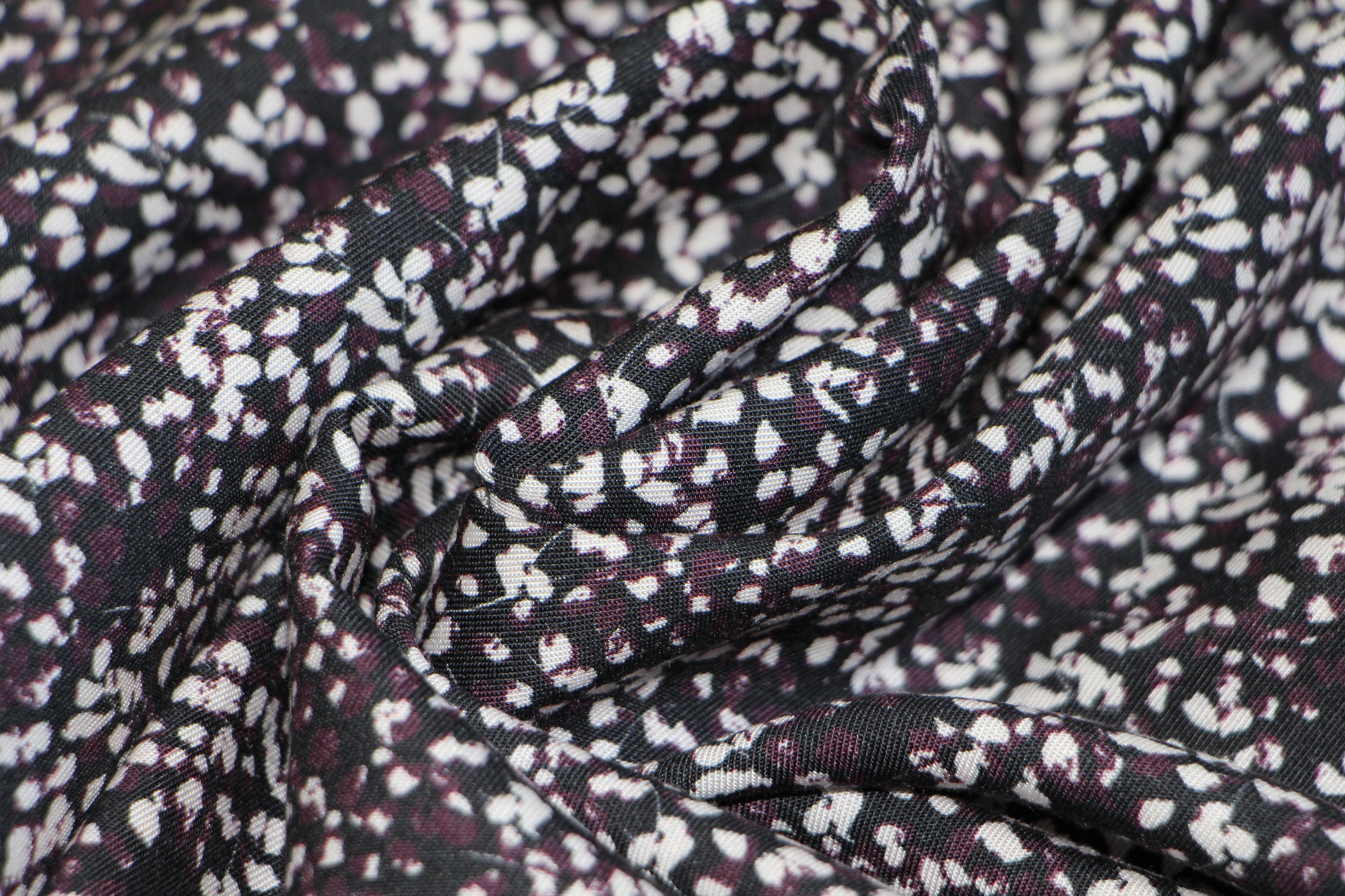 Viscose fabric by the yard Dark grey viscose fabric Rayon Etsy