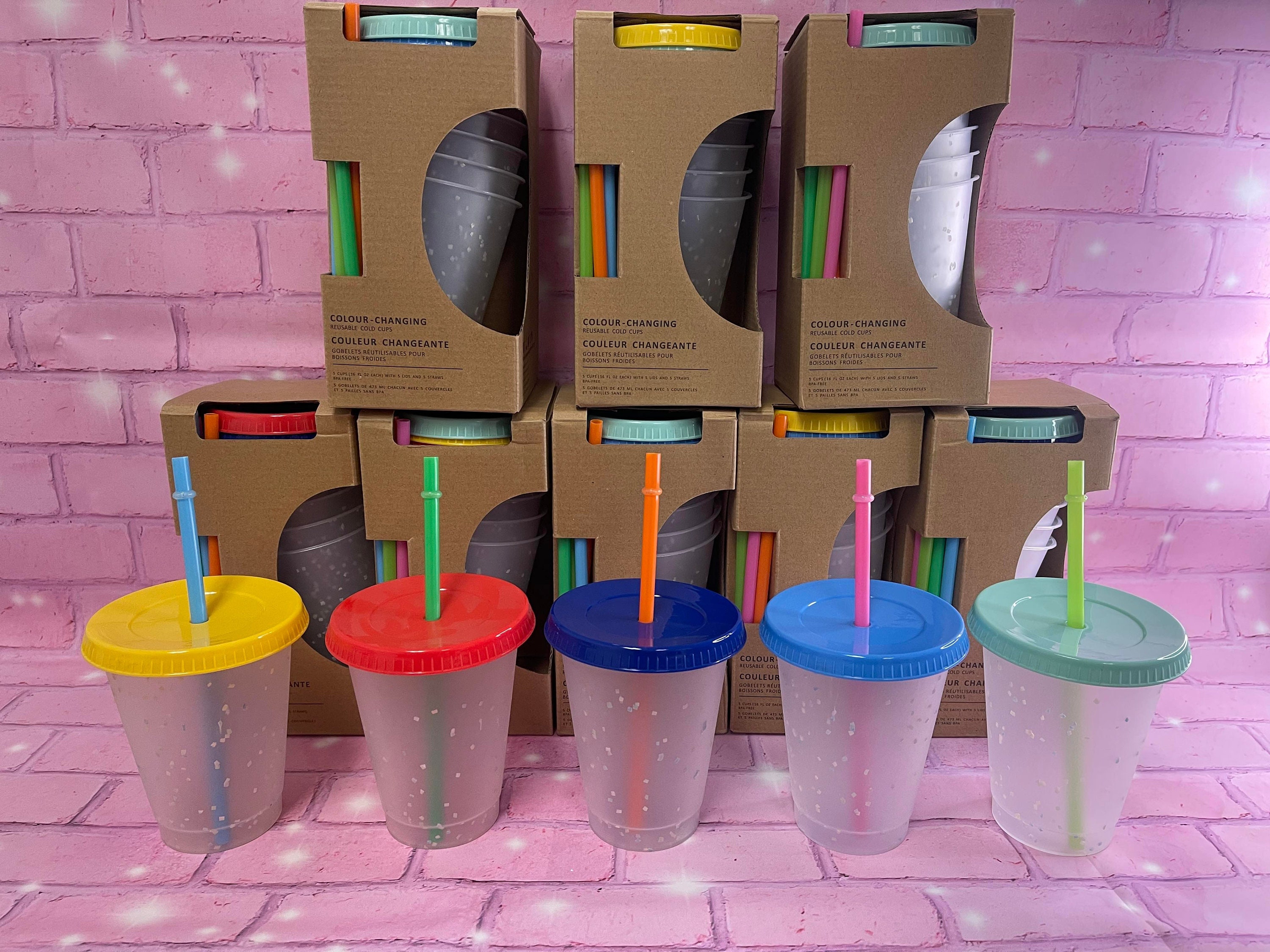 colour changing reusable cold cups