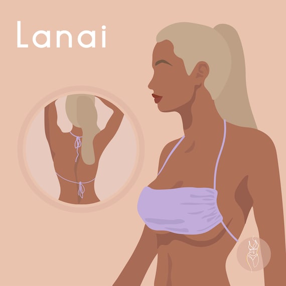 DIY Halter String Bandeau Top PDF Sewing Pattern Youtube Sew Along
