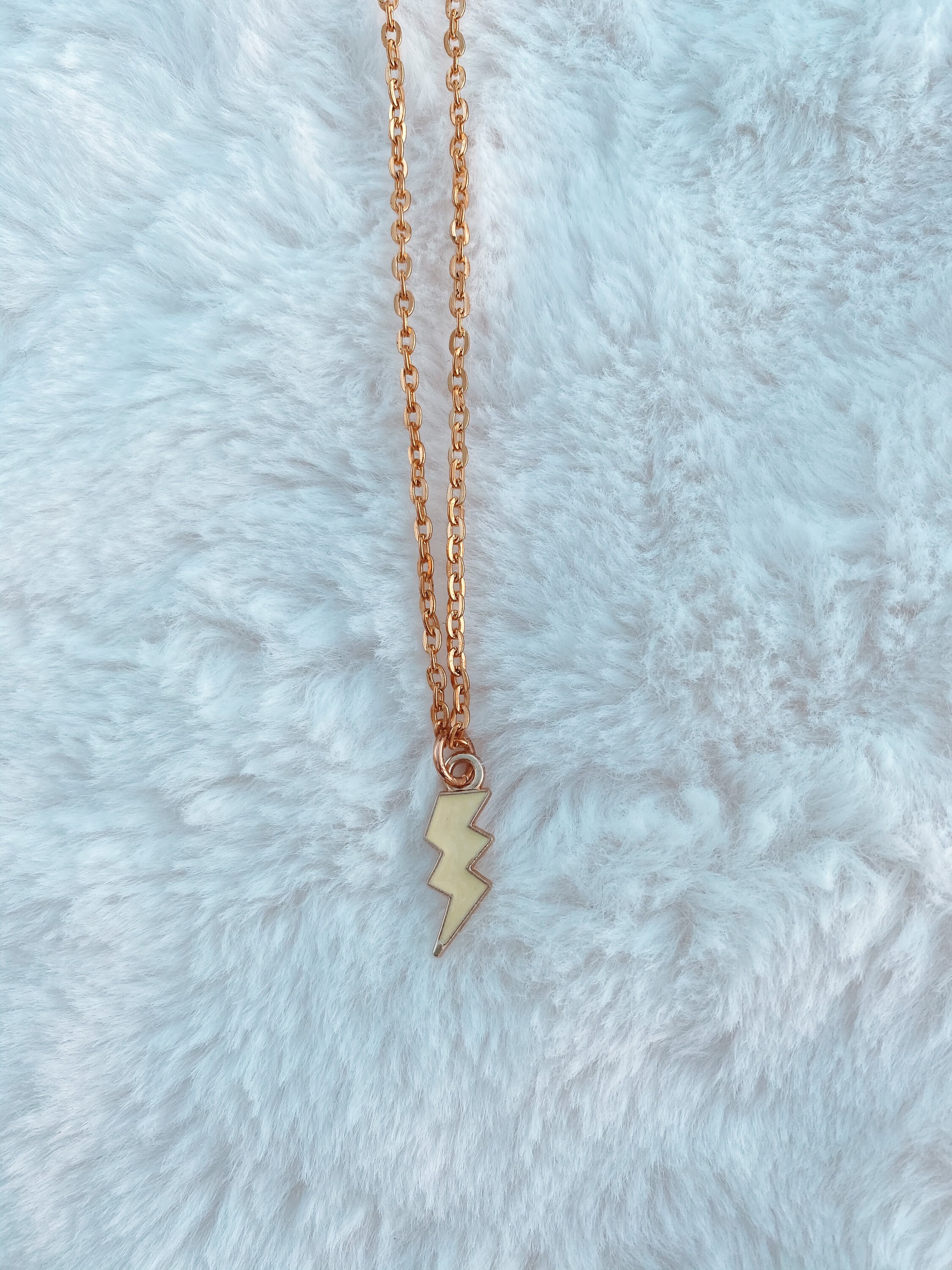 Lightning bolt necklace Etsy