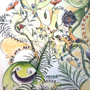 Handgemachte Karten, "R'Delle es Garden" Geburtstagskarten Blanko Notecards Botanische Karten Grußkarten Alle Gelegenheit Karte Ankündigung Einladungen