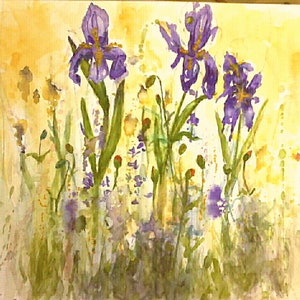 Alle Gelegenheitskarten, Handgemachte Karten, "Iris" Geburtstagskarten, Blanko-Notizkarten, Botanische Karten, Grußkarten, Alle Gelegenheitskarten, Invitati