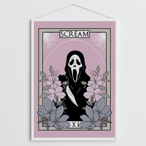 Scream Print, Cult Classic Print, Halloween Poster, Halloween Movie Poster, Film Poster, A5, A4 or A3