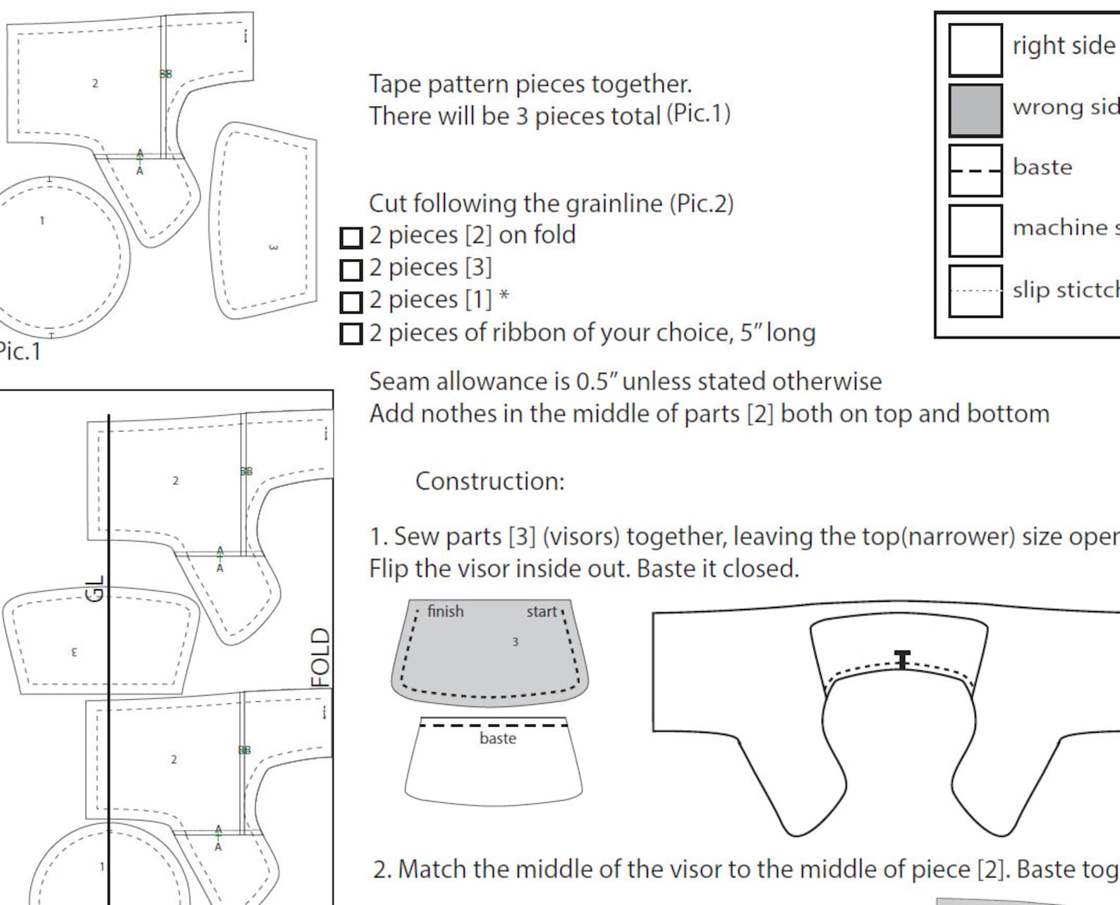 Printable Trapper Hat Pattern