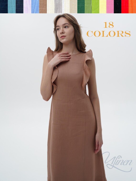 chinese dress ladies Amazon.com: Solid Color Loose Cotton and Linen Dress for Women Crew Neck  Long Pleated Dress with Pockets Linen Short Sleeve Dress (Black,S) :  Clothing, Shoes & Jewelry