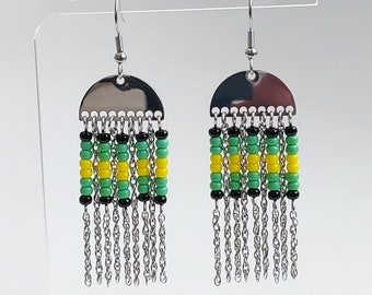 Jamaican Chandelier Earrings Set