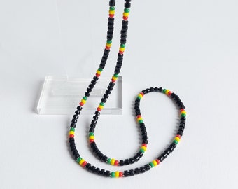 Men's Rasta Surfer's Necklace