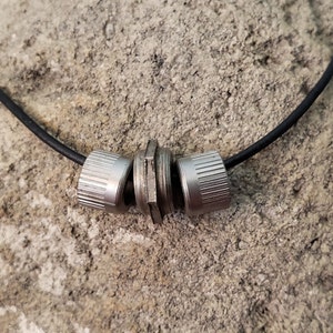 Recycled Airplane Parts Necklace