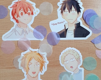 Anime Given Character Stickers Mafuyu Uenoyama Akihiko - Etsy Anime Given Character Stickers Mafuyu Uenoyama Akihiko - Etsy