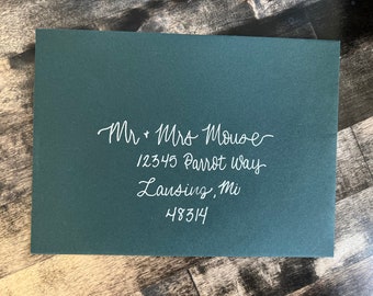 Envelope Addressing Calligraphy | envelope writing | wedding envelopes | calligraphy | wedding envelopes| hand lettering