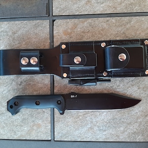 Ka-Bar BK-7 Messerscheide mit Survival Set