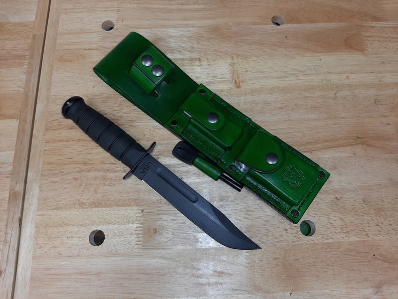 Kabar Knife Bushcraft Sheath With Survival Set Etsy