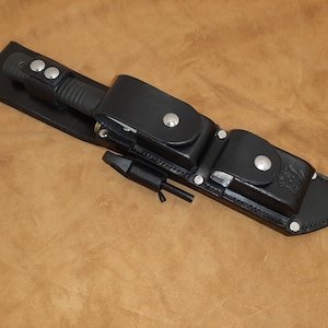 HEAVY LEATHER Custom knife Sheath