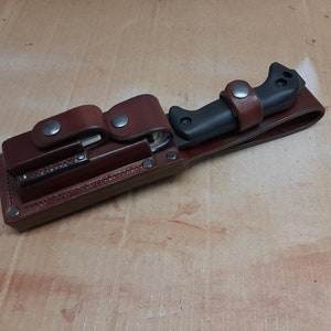 Ka-Bar Becker Companion BK2 Bushcraft Scheide mit Überlebensset (4-45 g/qm Leder)