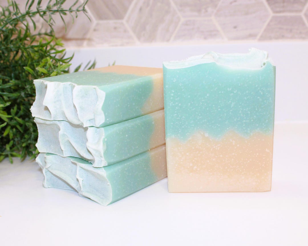 Mint Eucalyptus Soap Bar, Crisp Refreshing Minty Scent, Vegan Natural ...