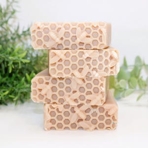Oatmeal Coconut Milk Honey Soap Bar, Gentle Vegan Cleanse, Oat Infusion Care, Colloidal Oats Sensitive Skin, Birthday Gift Her